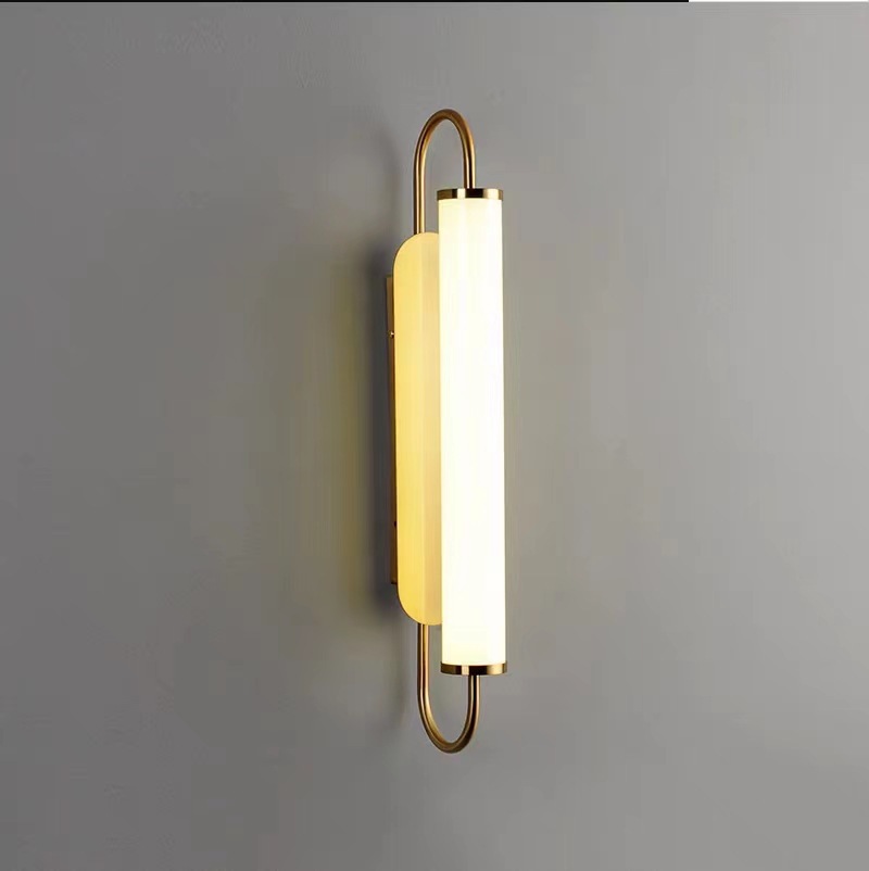 Lámpara de pared creativa larga lámpara de pared de sala de estar de fondo simple fondo de pared moderna nórdica cabecera de cama personalidad nueva
