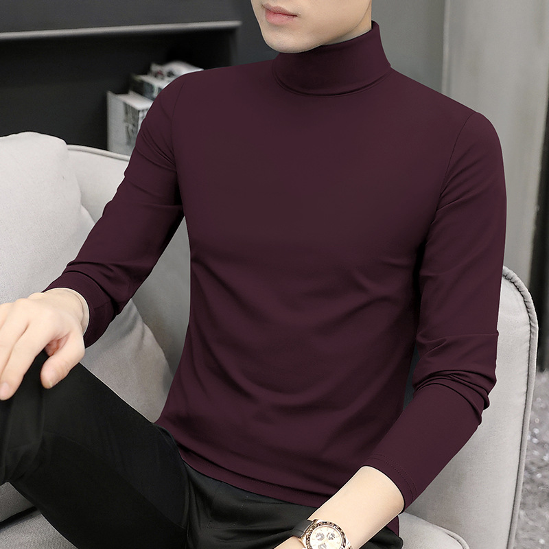 봄과 가을 얇은-버건디