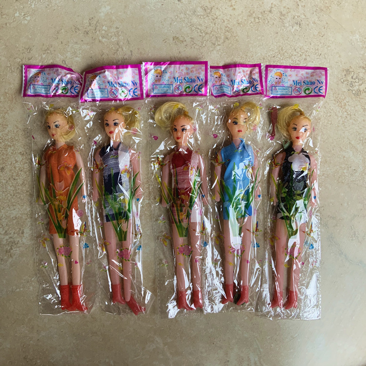 1 yuanes puesto Lele Barbie al por mayor lote mixto gran belleza muñeca pequeña muñeca Casa de juego apoyos pretty Girl OPP bolsa