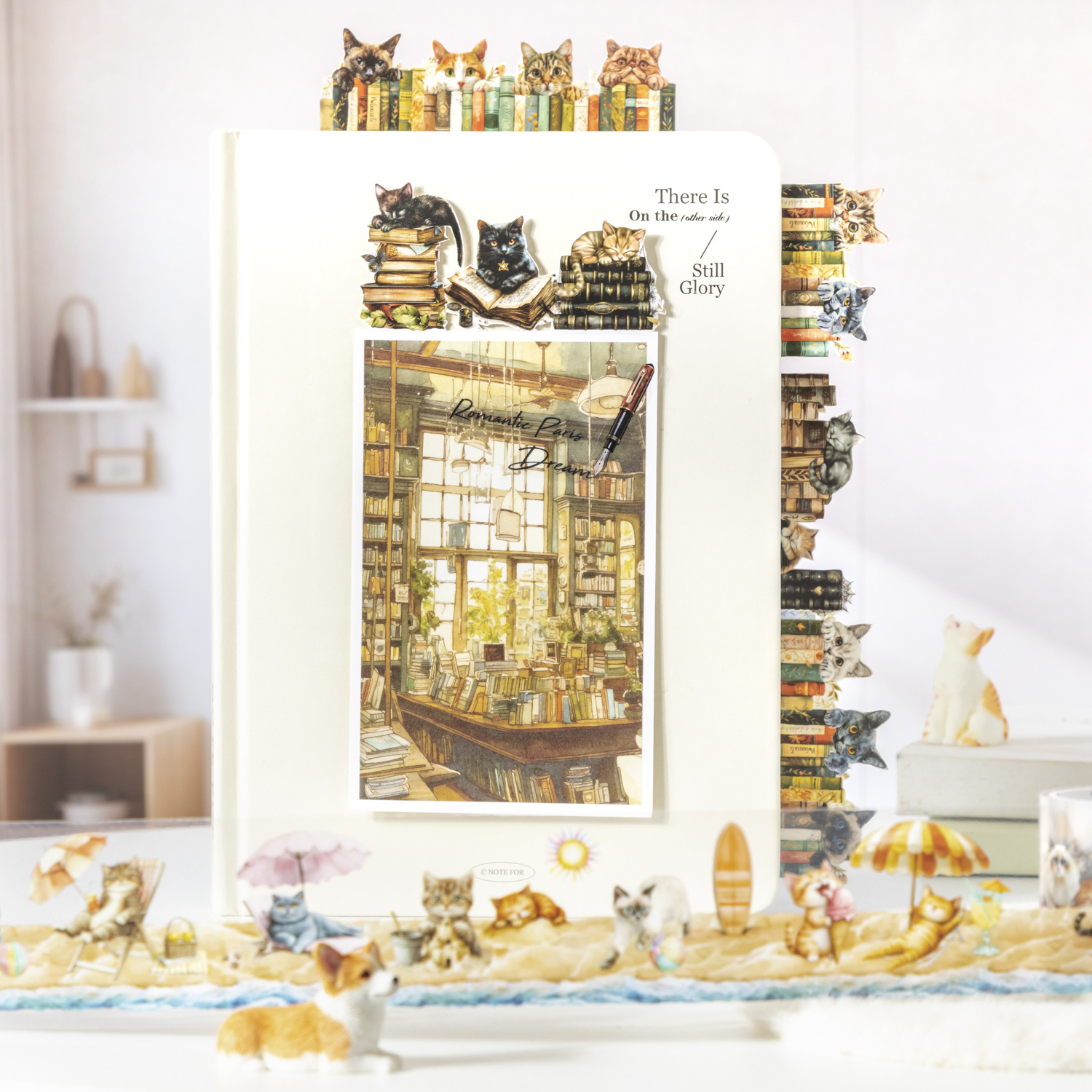 Ketchup girl PET cinta de paisajismo sin costuras linda serie de tiempo de mascotas decoración de cuenta manual material de collage pegatina