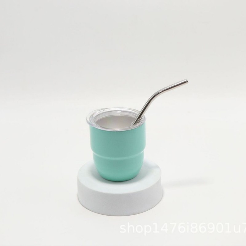 双层304不锈钢随行杯小红书同款户外露营礼品杯印LOGO迷你咖啡杯|undefined