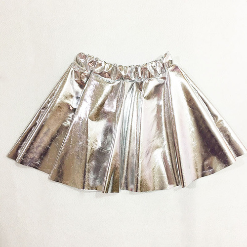 Children's Adult Performance Costumes Stage Tutu Skirts Sundresses Shiny Pleated Skirts Pleated Short Skirts