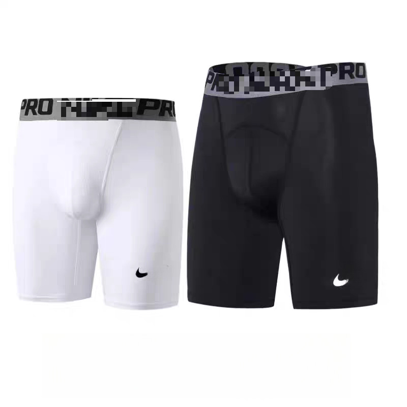 Quasi-person Basketball Compression Pants High Elastic Men's Basketball Sports Fitness Running Training Five-point Pants Bottom Tight Shorts