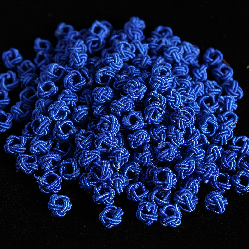 Venta al por mayor piña hebilla DIY material hecho a mano piña nudo chino nudo accesorios 6mm nylon piña nudo bolsa hebilla