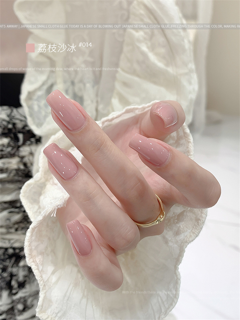 KaSi fototerapia Esmalte de uñas pegamento 2023 nueva primavera y el verano popular blanco lechoso nude rojo cereza salón especial