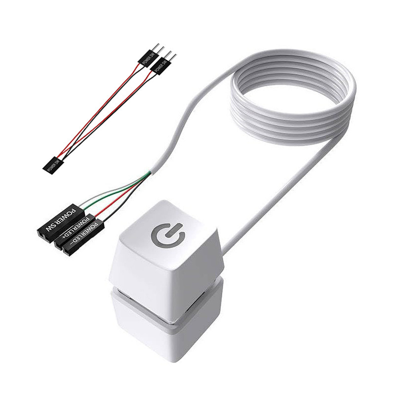 機械ボタンオン/オフPC LED 7色、停止 \ スタートデスクトップ、デスクトップのデスクトップスイッチ|undefined