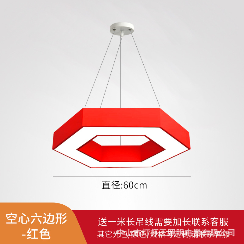led color hexágono en forma de Y lámpara candelabro jardín de infantes instituciones de capacitación de educación temprana parque infantil creativo lámpara de modelado de panal