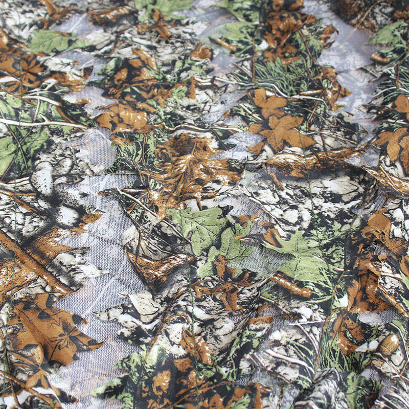 3D仿生伪装服披风 树叶披风伪装衣 雨披方便穿脱 伪装效果好 直销