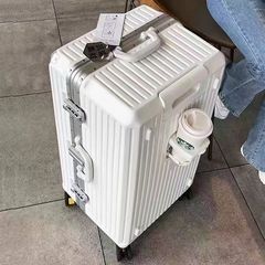 容量铝框行李箱结实耐用万向轮拉杆箱多功能学生新款密码旅行拉链