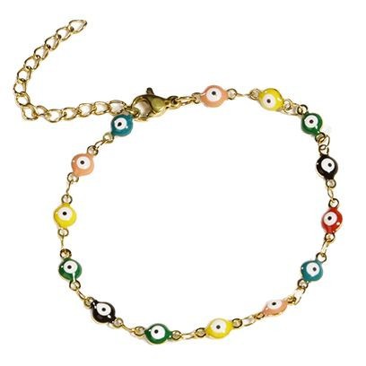 Lucky Evil Eye Red String Bracelet Protection Jewellery Handmade_voghion.com