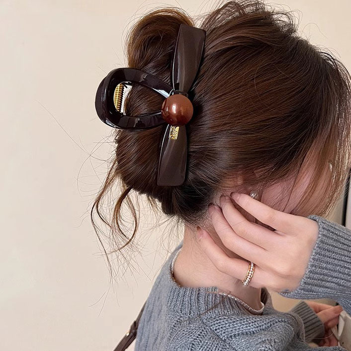 Bow ball gold label - about 10.5cm