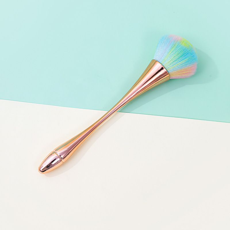 Manicuría cintura pequeña gran tamaño super grande esponjoso de alto valor facial polvo de pelo suave no comer polvo blush cepillo de maquillaje suave reparar la apariencia