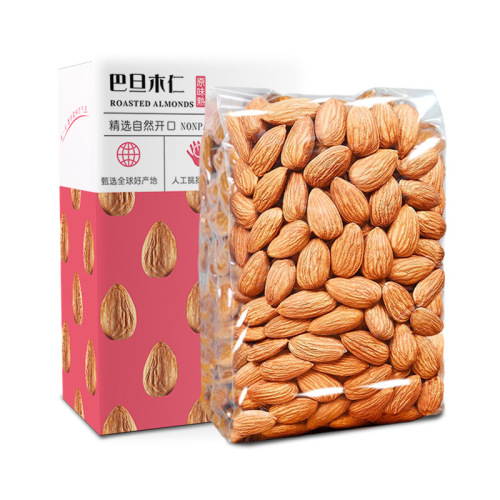 Almond kernels 500g original raw and cooked almond slices shelled almond nuts roasted almonds whole box wholesale