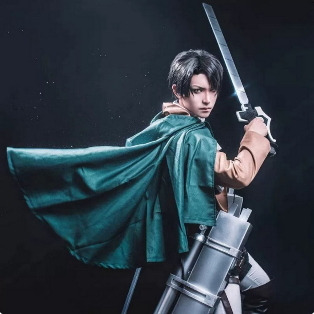 现货进击的巨人cos服 调查兵团队服 艾伦三笠兵长制服尼外套衣服