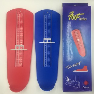 Large adult shoe foot measuring device third generation thickened foot length measuring ruler online shoe tool can print logo