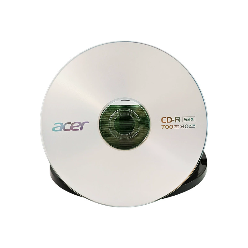Пустой печатающийся диск CD-R Acer Genuine для музыки, автозапись, 700 МБ, 80 мин