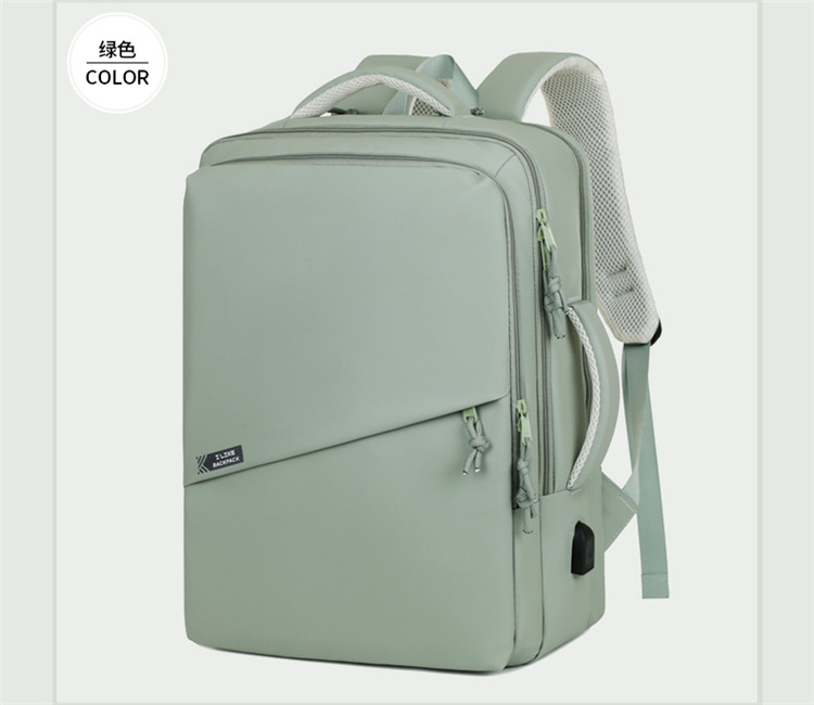 Cross-border backpack for men, multi-functional laptop bag, large-capacity dry-wet separation, leisure business travel backpack undefined