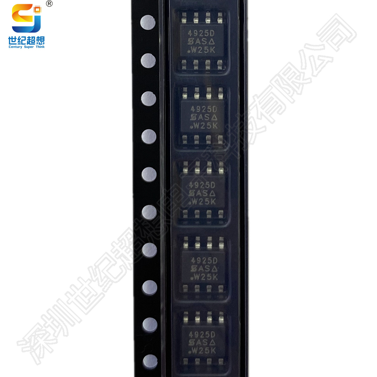SI4925DDY-T1-GE3 场效应管 MOSFET 2P双沟道 30V 8A 29毫欧 SOP8