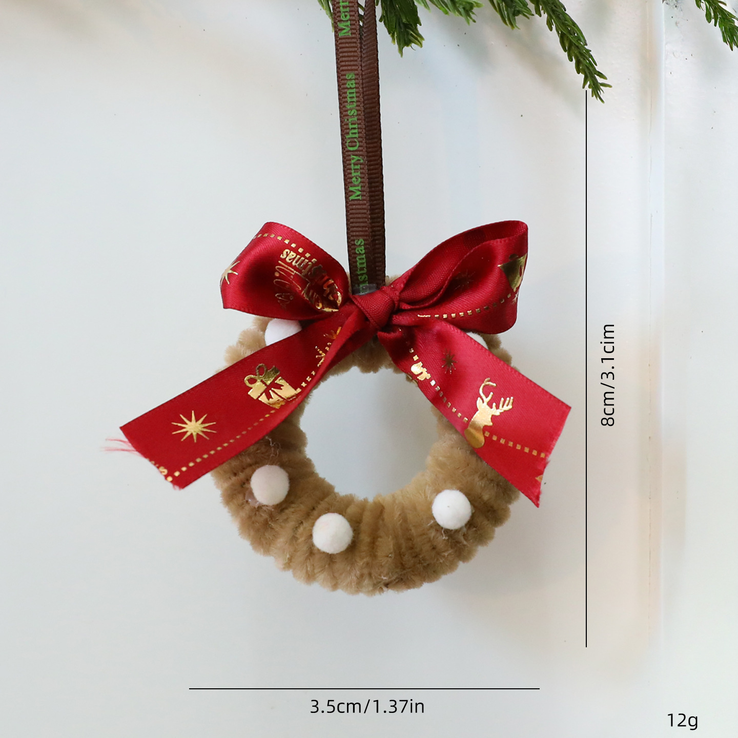 Shengyuan nuevo torsión varilla de tela de navidad colgante DIY árbol de Navidad decoración arco de guirlandas productos terminados