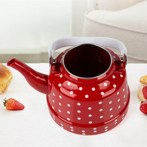 Product: Enamel Tea Kettle, Ancient Clock Teapot, Household Chinese Mini Electric Kettle, Porcelain Electric Stove Gas Stove Compatible