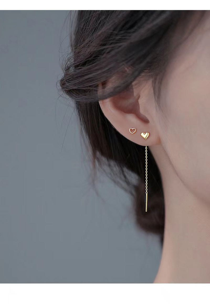 Heart-Shaped Earrings - Image 1