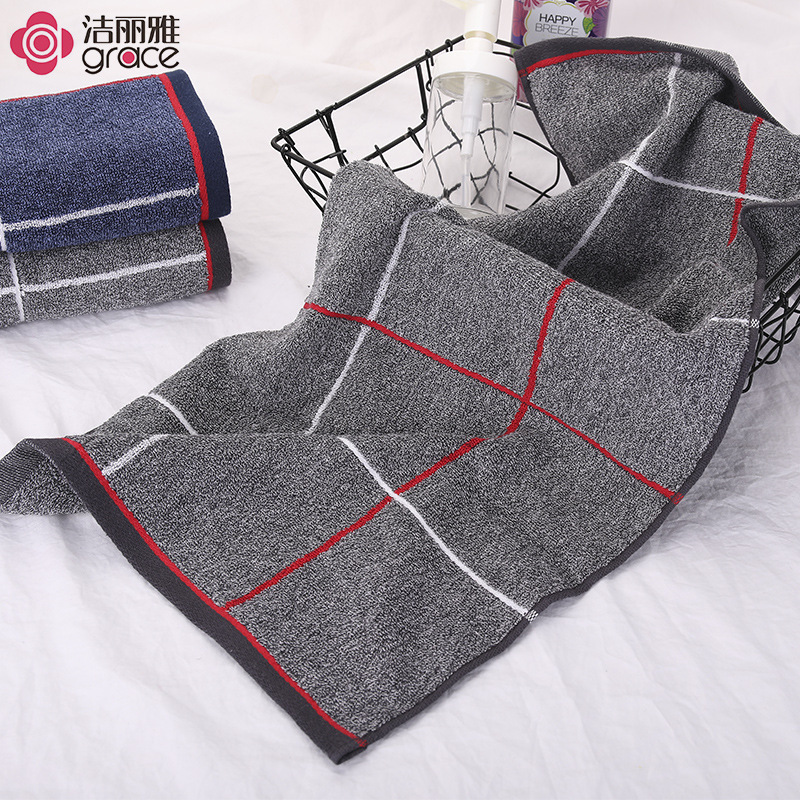 Jialiya Towel Pure Cotton Adult Sports Facial Cleansing Towel Business Gentleman Facial Towel Wholesale Gift Group Purchase 6729 Jialiya Towel Pure Cotton Adult Sports Facial Cleansing Towel Business Gentleman Facial Towel Wholesale Gift Group Purchase 6729