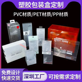 PVC透明包装盒咖啡茶叶pet食品塑料盒PP礼品玩具化妆品印刷胶盒