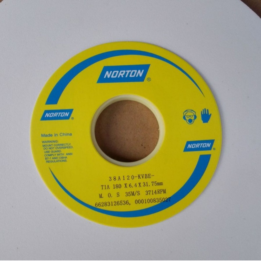 批发诺顿白刚玉白色磨床砂轮38A180*6.4*31.75.46K-120K 7*1/4