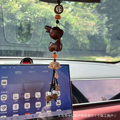Car hanging, lotus car decoration, high-end scenic - lotus-of-fortune-safe-journey