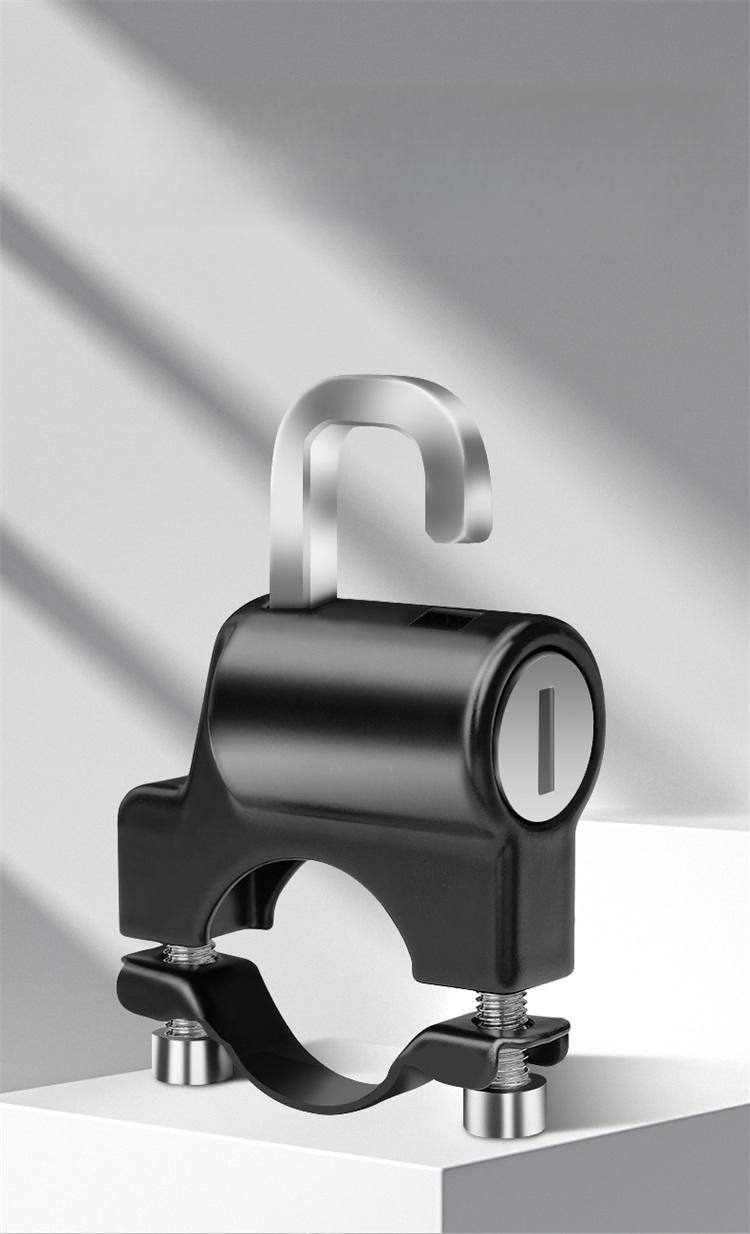 【Helmet Lock】 Hook Lock, Handlebar Mount for Motorcycles, Bicycles, Electric Vehicles, Helmet Lock, Hook Lock, Simple