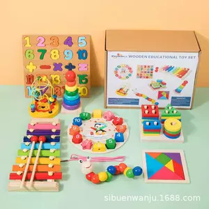 Деревянный набор ксилофонов для детей 1–3 лет