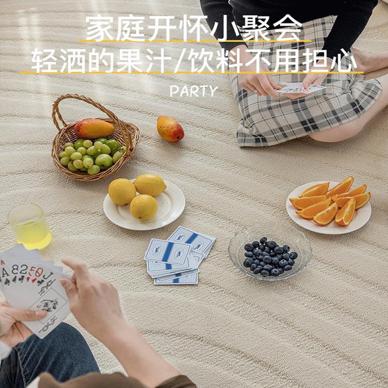 Alfombras de sala de estar 2024 nuevo sin pegamento antibacteriano filamento de diatomitas impermeable sin lavado limpiable alfombras de piso de lujo ligero de alto nivel