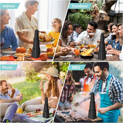 Cross-border Fly Fans outdoor automatic fly trap retractable fan blade fly repellent indoor fly catching and mosquito repelling fan