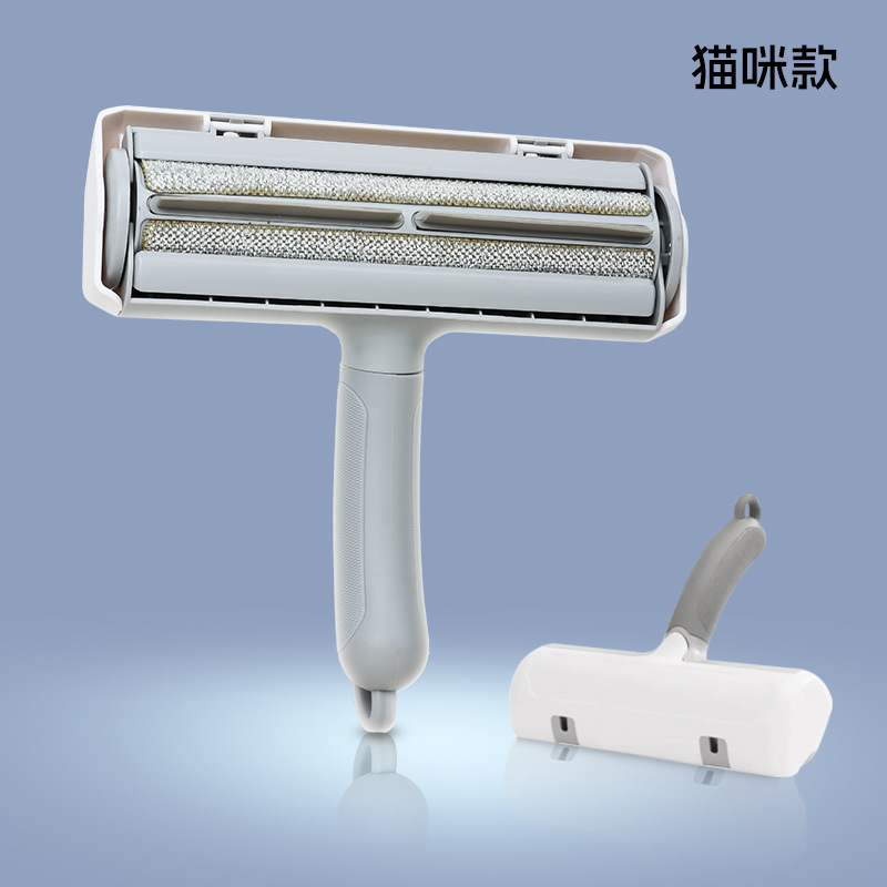 Popular cepillo de rodillo de eliminación de pelo para mascotas alfombra sofá limpiador de eliminación de pelo de perro Dispositivo de pegado de pelo de gato artefacto de succión