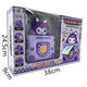 Children's cartoon piggy bank toy simulation cool light music savings toys gift box a generation of cross-border