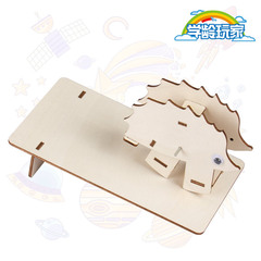 兒童益智手工實驗木牛流馬模型 科技小製作DIY刺蝟走下坡材料包