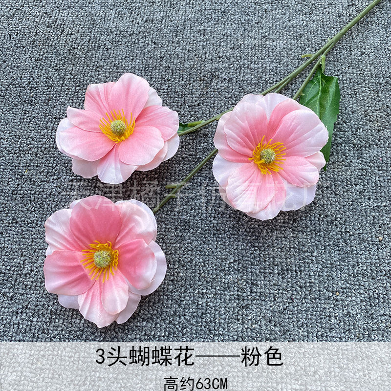 Flores de boda de alta calidad de flores de madera verde de bambú y lirio de pino masson de alta calidad