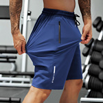 跨境欧码运动短裤男夏宽松透气速干凉感跑步训练美式短裤速干裤SA