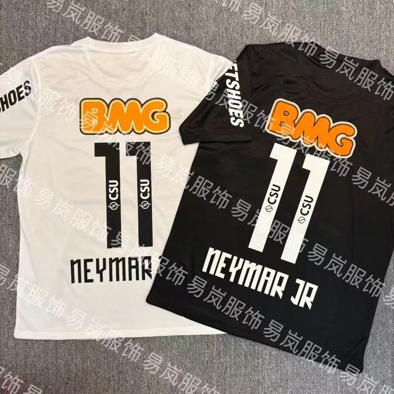 Retro 12-13 Brazil Santos Jersey Home and Away Two Guest No.11 Neymar Commemorative Jersey