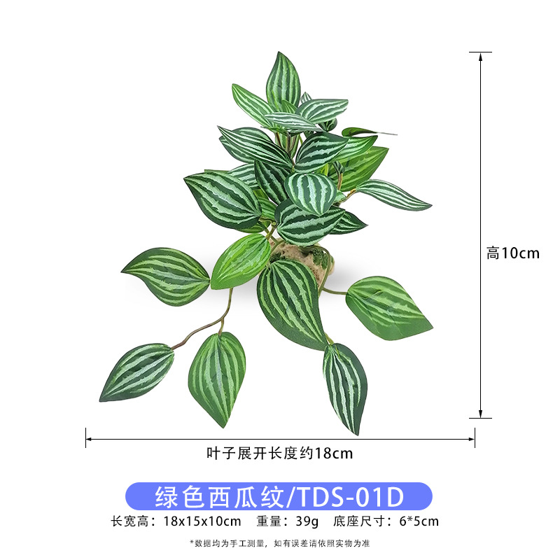 Simulación de plástico, acuario de agua pequeña, paisajismo, decoración de jardinería, decoración de pecera, acuario de simulación
