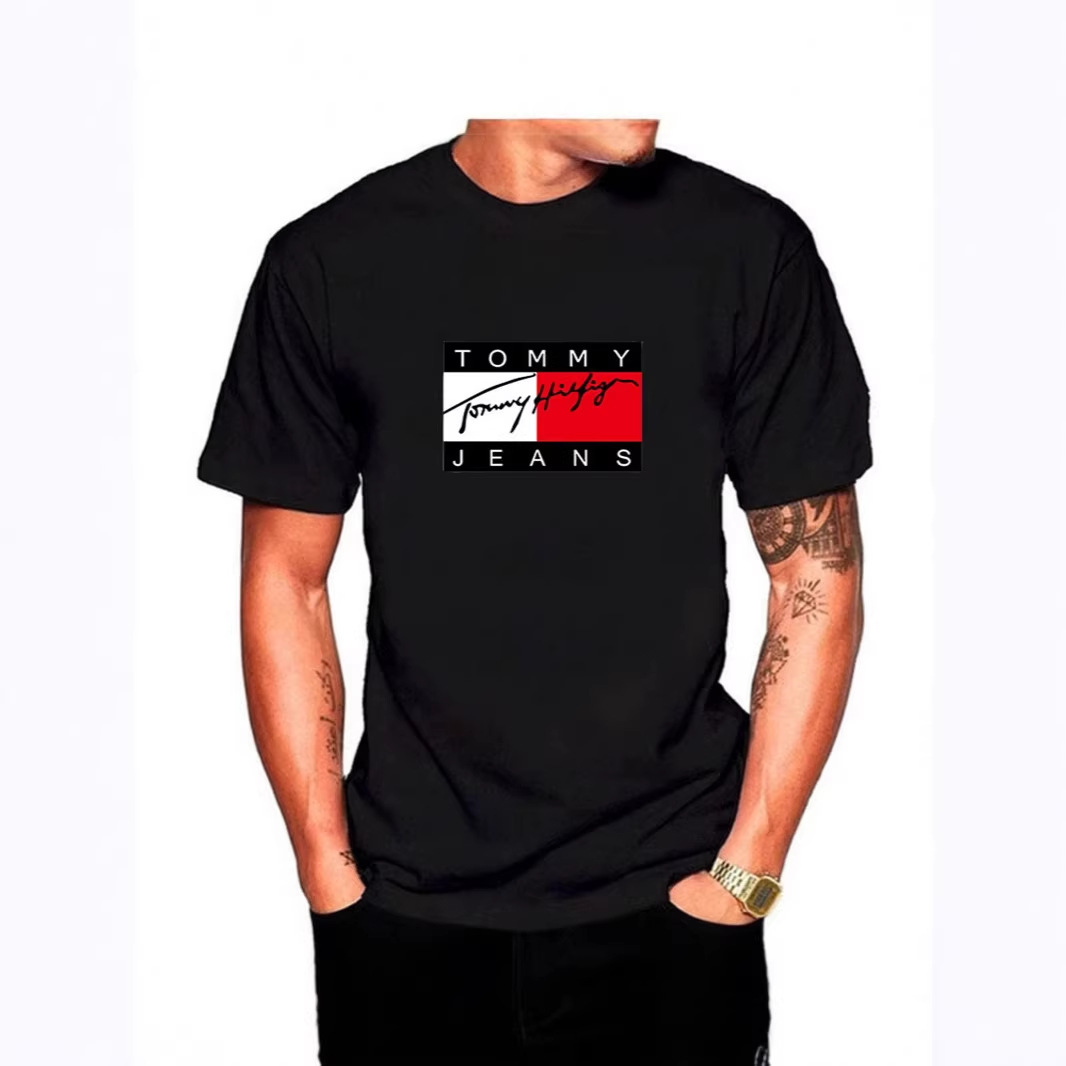 2025 Men's Cross-Border Summer Short-Sleeved Tops T-Shirts Casual Garden Collar Mesh Short-Sleeved T-Shirts Breathable Fashion Sports