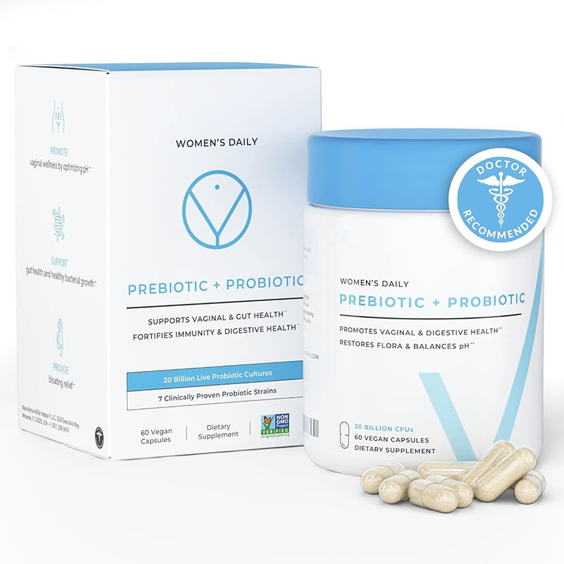 Завод-производитель, горячие продажи за рубежом, экспортные пробиотические капсулы, 60 капсул.