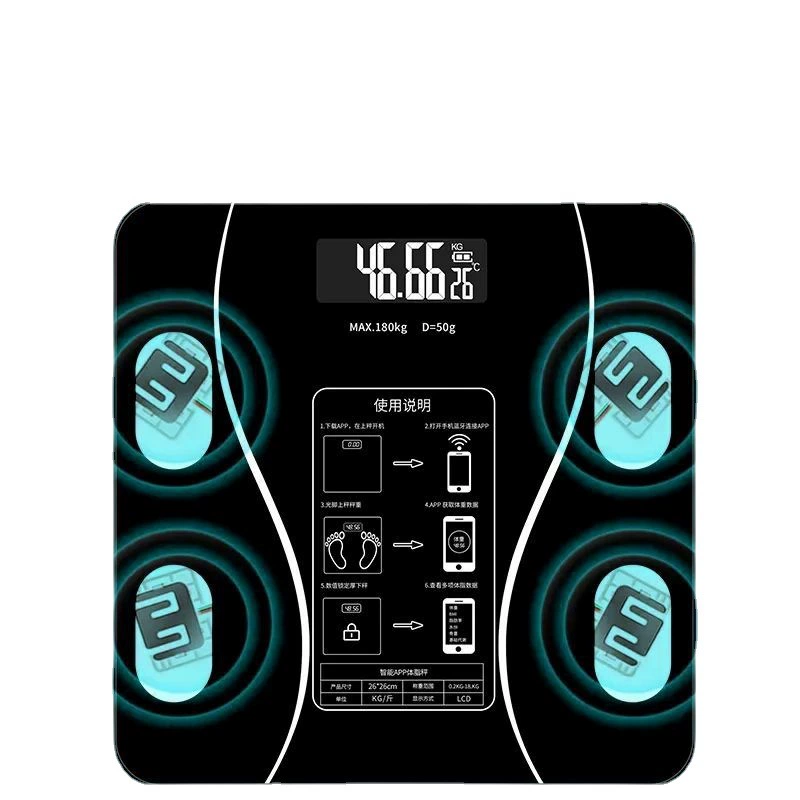✅Body fat scale smart home fat scale adult Bluetooth scale body scale small electronic scale body weight scale
