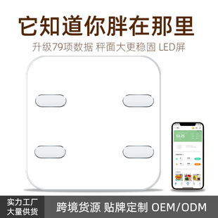 Factory Direct Sales Songying Smart Bluetooth Weight Scale Fat Scale Large Scale Electronic Scale Supports Drop Shipping