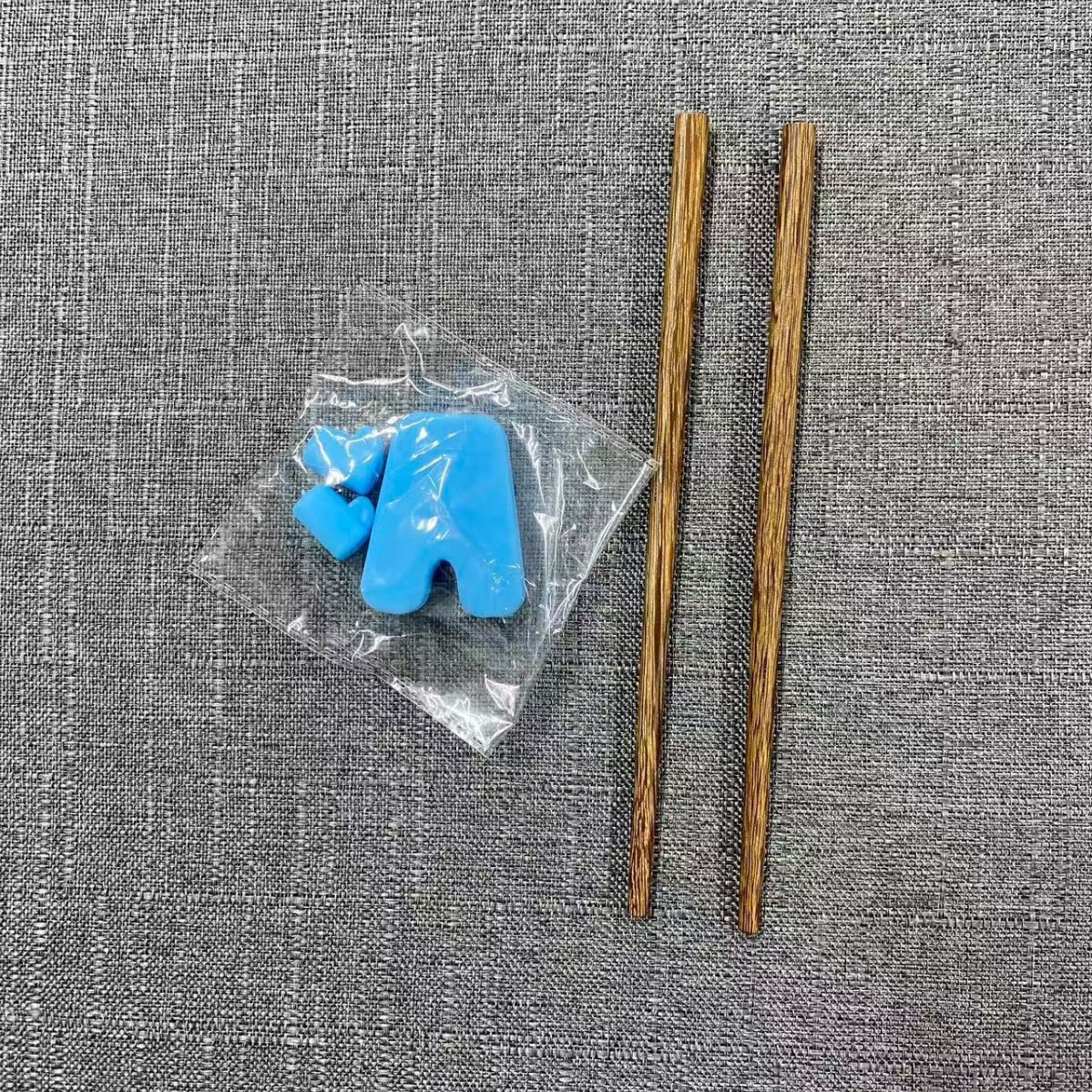 실리콘 보조기구 [블루] + 닭날개 나무