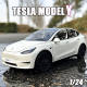 XLG1:24 Tesla ModelY alloy car model simulation car ornaments children's toys car wholesale