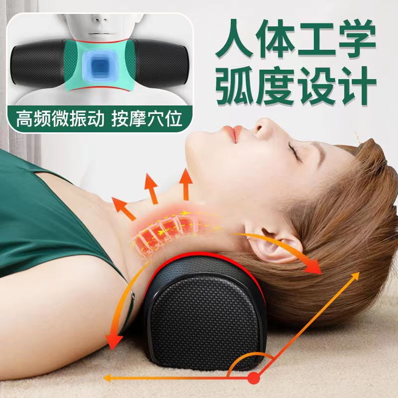 頚椎マッサージ器肩多機能首腰背中肩マッサージ枕家庭用電動枕腰椎計|undefined