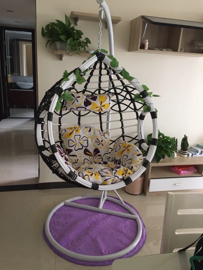 싱글 팔걸이 블랙 + 화이트 두꺼운 지원 쿠션 + 카펫