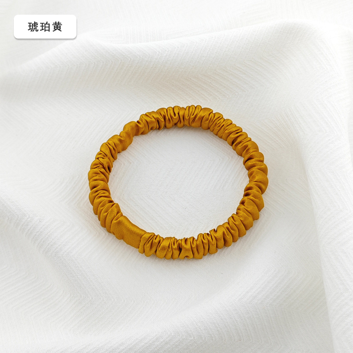 19 mm mm 1 cm anillo de cabello de seda 100% anillo de cabello de seda pequeño tocado de cabello de cuerda de seda de alta calidad anillo de cabello de intestino delgado