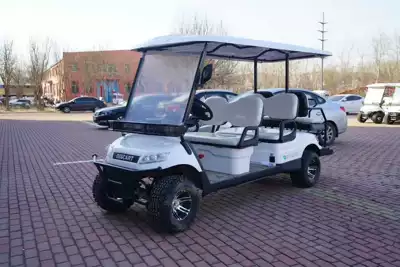 Elektrikli qolf avtomobilləri Ambulance Golf Course Accommodation - 6-seater-golf-cart